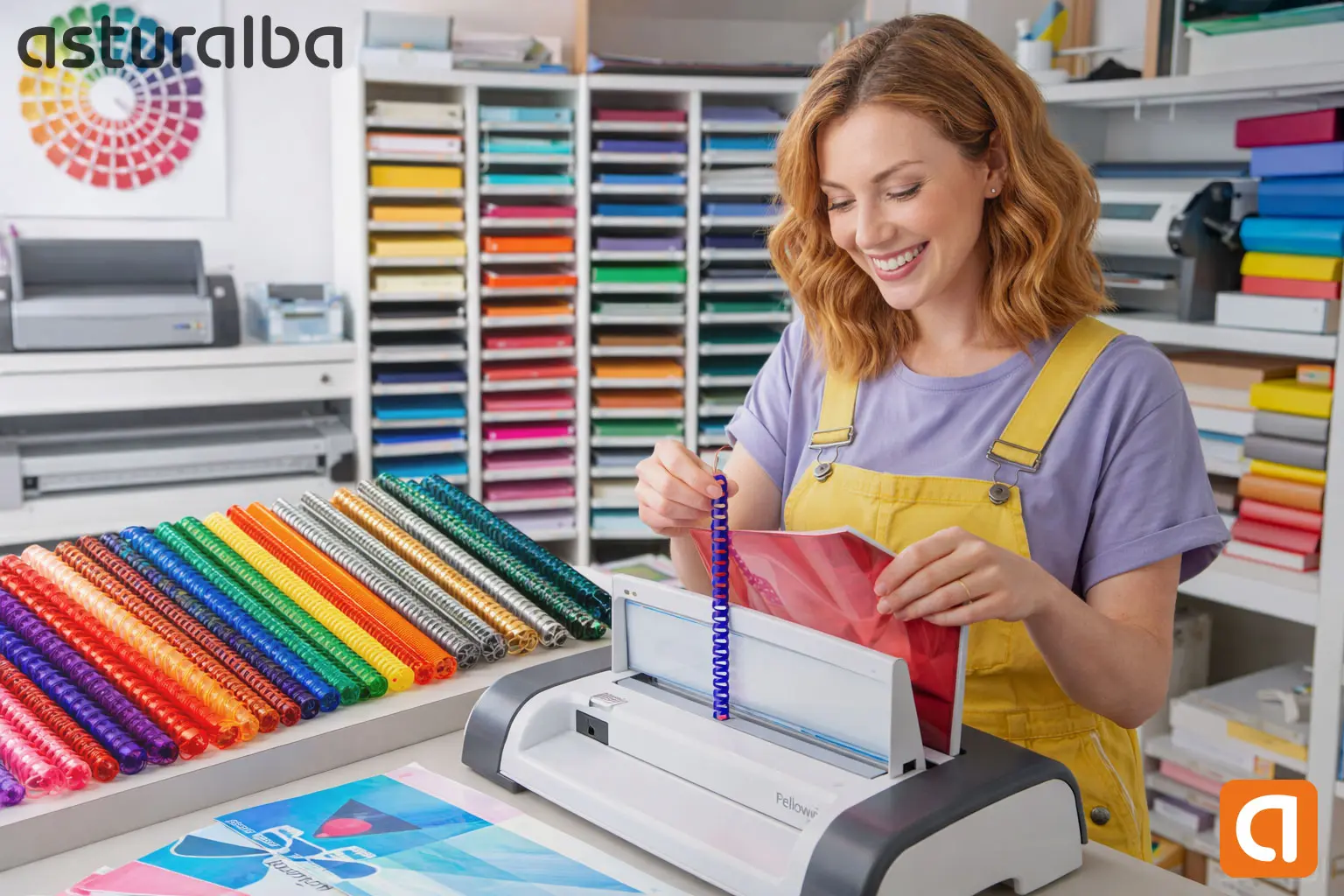 Garantizamos los mejores resultados de imprenta Chica creativa encuadernando