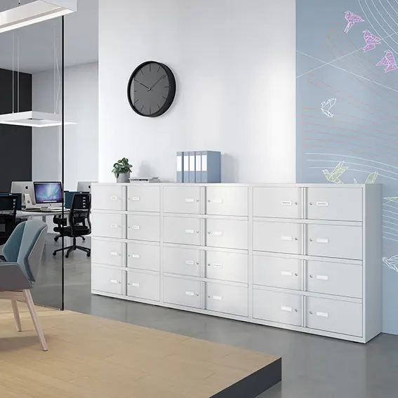 Taquillas metálicas blancas para oficina Taquillas metálicas blancas para oficina